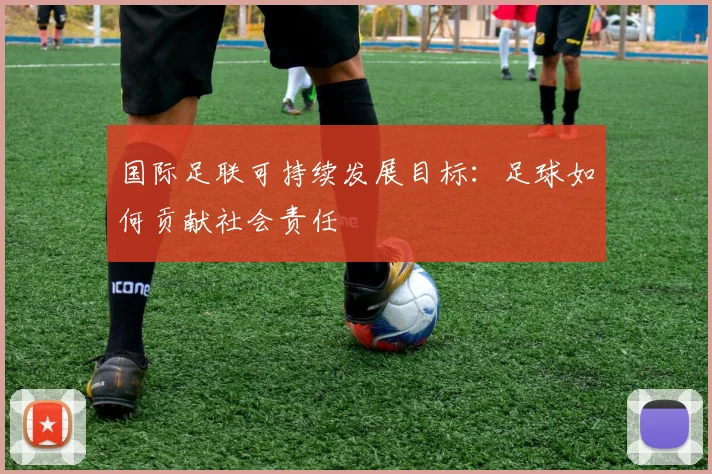 国际足联可持续发展目标：足球如何贡献社会责任